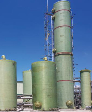 Biogas desulphurization for distillery industry